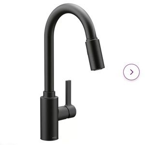 Moen 7882BL Genta LX Pulldown Single Handle Kitchen Faucet with Power Boost Tech